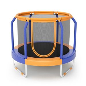 Mini Trampolino con Telaio in Metallo Resistente e Rete di Protezione, Giocattolo per Saltare per Bambini - Product Image 1