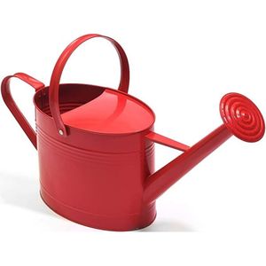 Regadera Metálica Roja al por Mayor, Regadera Vintage de Hierro Galvanizado con Boquilla Larga para Jardín, Interior y Exterior, Herramienta para Regar Plantas y Flores - Product Image 1