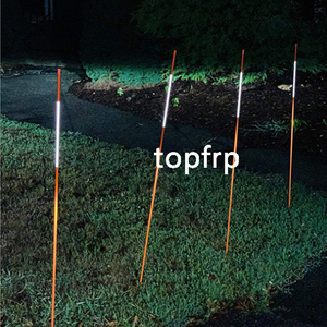 High Strength Durable and Reflective Fiberglass <b>Plastic</b> <b>Rods</b> for Driveway Markers Custom Processing Service-Cutting Available - Product Image 3