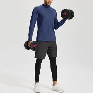 Hauts de compression pour hommes à manches longues, séchage rapide, pour le sport et la gym, personnalisables et vierges - Product Image 6