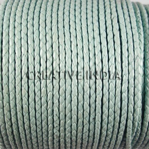 Cordones de Cuero Trenzados Redondos de 4 mm y 4 Capas, Cordón Bolo para Hacer Joyas, Accesorios y Manualidades, Última Novedad en Oferta - Product Image 3