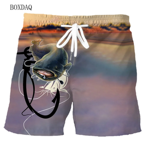 Divertidos Shorts de Playa con Estampado de Pollo Kung Fu, Moda de Verano para Hombres y Niños, Shorts de Baño Casuales con Estampado 3D de Animales, Talla Grande - Product Image 1