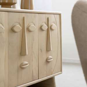 Aparador de madera de mango Vandana Stellar Aureo - Product Image 3