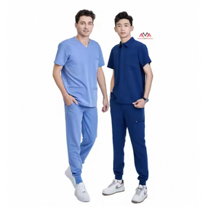Top + Unisex Medical Scrubs Uniformes de hospital transpirables con diseño de pantalón-Hecho en Vietnam - Product Image 2