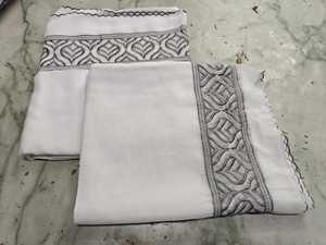 Chal IMMAH Blanco para Hombre, de Alta Calidad, en Voile de Algodón con Bloques de Color, Transpirable, Ligero y Duradero, para Musulmanes - Product Image 6