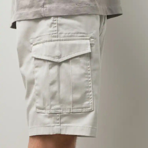 Pantalones Cortos Cargo para Hombre de Alta Calidad, 100% Algodón No Tejido, Personalizables, Ligeros, con Bolsillos, Transpirables, Ecológicos y de Secado Rápido - Product Image 5