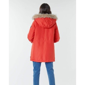 Parka réversible imperméable et isolée pour femme, idéale pour les sports d'hiver, avec capuche en fourrure coupe-vent, décontractée, fournisseur d'usine OEM ODM - Product Image 2