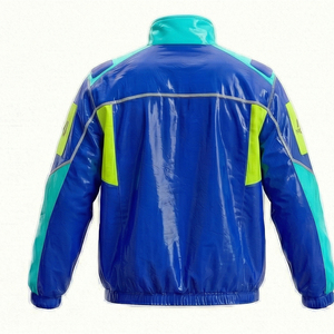 Bulk Unisex Hooded Waterproof Coated Streetwear Winter Jacket Custom Branding Europe America Fashion Windbreaker - Product Image 3