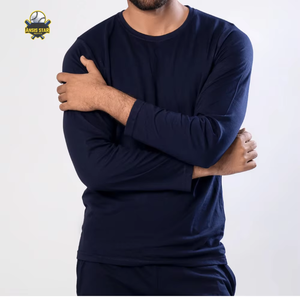 T-shirt à manches longues pour homme, séchage rapide, respirant, durable, design personnalisé, sport, course à pied, écologique, prix de gros - Product Image 2