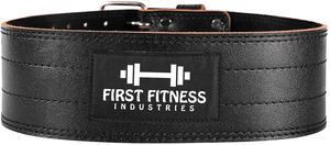 Fitness sur mesure réglable dynamophilie haltérophilie cuir Gym Fitness noir ceintures en cuir véritable - Product Image 2