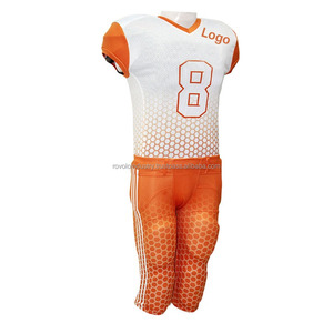 Uniforme de fútbol americano de poliéster 100%, conjuntos de manga corta de alta calidad, diseño de talla grande, transpirable y asequible - Product Image 6