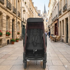 KS-200 Aluminum Bicycle Trailer with Independent Suspension and Foldable Lightweight Design for Baby for Outdoor Adventures - Product Image 4