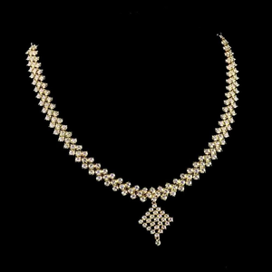 Collar con Colgante de Cadena de Diamantes Clásico, Aniva, Certificado IGI, Corte Brillante Redondo, Diamante Natural, Joyería de Oro de 18k y 22k - Product Image 2