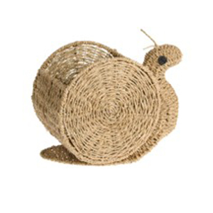 Cesta de Almacenamiento Plegable de Jacinto de Agua Ecológica de Alta Calidad con Asas de Cuerda, Color Natural, Fondo Lavado - Product Image 4