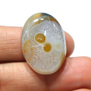 Agate Sulemani naturelle, cabochon en agate, pierre précieuse, agate rayée, pierre lisse, fournisseur en gros de pierres pour bijoux - Product Image 1