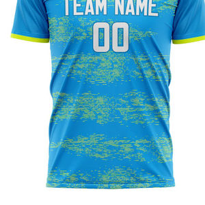 Camiseta de Fútbol Unisex Personalizada de Alta Calidad, Ligera, Transpirable, de Manga Corta, Uniforme de Fútbol con Nombre del Equipo Sublimado, Nuevo Diseño - Product Image 2