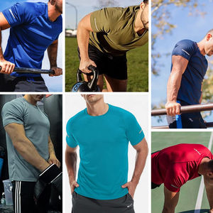 Camisetas Deportivas de Compresión de Secado Rápido Personalizadas de Alta Calidad, Camisetas de Gran Tamaño para Hombre, para Fútbol, Golf, Camisetas de Compresión para Hombre - Product Image 6