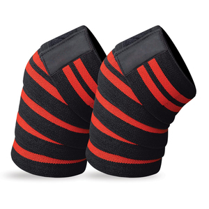 2025 City-Made Premium Comfortable Soft Heavy Duty Weight Lifting <b>Knee</b> Wraps Custom <b>Knee</b> <b>Brace</b> <b>Support</b> Polyester Unisex Non-Slip - Product Image 1