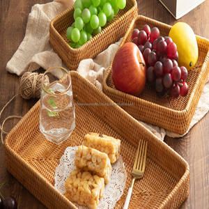 Bandejas de Ratán Hechas a Mano para Servir Alimentos, Ligeras, Duraderas y Ecológicas, Bandeja Tejida, Fabricante Mayorista de Vietnam - Product Image 6