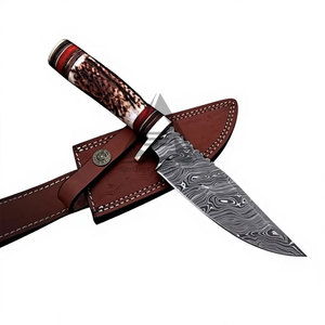 Couteaux à lame fixe de conception nouvelle, légers, avec manche en bois, fabrication sur mesure OEM, pour accessoires de chasse en plein air - Product Image 3