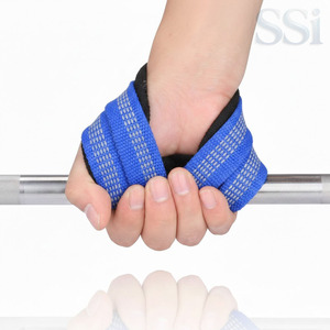 Sangles de musculation standard en forme de 8 pour l'entraînement en salle, bandes de maintien de poignet à forte adhérence pour les haltérophiles professionnels - Product Image 3