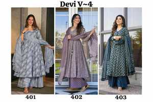 Magnifique robe Anarkali indienne pakistanaise en coton et soie, tissu fantaisie imprimé numériquement, pour mariage, décontractée, traditionnelle, vêtements pour femmes - Product Image 4