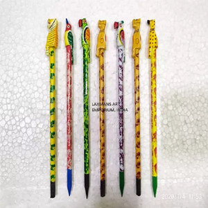 Lápices de madera pintados a mano para niños, lápices hechos a mano para niños, venta al por mayor, lápiz de madera, regalo de madera, juguetes de madera - Product Image 1