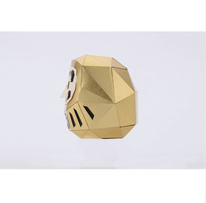 Muñeca Daruma de Papel Dorado Hecha a Mano, Estilo Japonés, Amuleto de Buena Suerte, Decoración Redonda para el Hogar, Regalo - Product Image 6