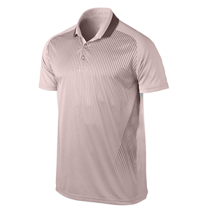 เสื้อโปโลแขนสั้นผู้ชายสีขาวลายแดงถักแบบแห้งเร็วสไตล์กอล์ฟ - Product Image 6
