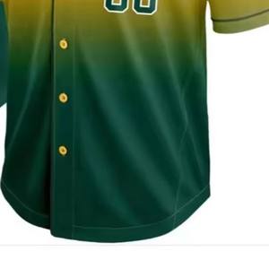 Maillot de baseball pour homme à impression numérique, meilleur design, très tendance, prix raisonnable, maillot de baseball pour homme avec des matériaux durables - Product Image 2