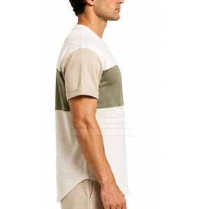 Classic <b>Men</b> <b>Longline</b> <b>T</b>-<b>Shirts</b> Lightweight Breathable Casual Crew Neck Apparel For Daily Comfort And Stylish Outfits - Product Image 6