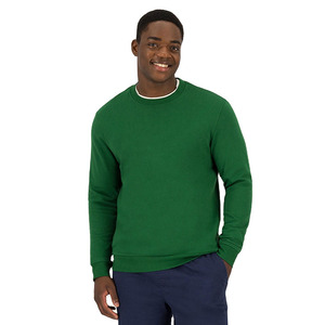 Sweat-shirt à capuche pour homme en gros, couleur verte unie personnalisée, en molleton 100 % coton, coupe oversize, respirant, avec poche, col de haute qualité - Product Image 2