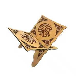 Wooden <b>Book</b> Stand with Ornate Carved Base Central Vertical Support Angled Panels Handmade Durable Holder for Reading <b>Display</b> - Product Image 5