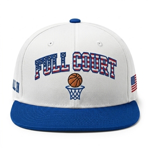Casquette Snapback à 6 Panneaux Personnalisée, Visière Plate, Coton Premium, Broderie 3D en Relief, Réglable, Unisexe, Sport, Mode, Extérieur, Quatre Saisons - Product Image 1