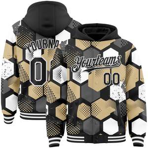 Custom Pink Varsity <b>Jacket</b> <b>Men</b> Plus Size Preppy Style Heat Transfer Printing <b>Letter</b> Pattern Turn-down Collar Regular Sleeve - Product Image 3