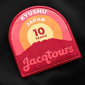 Parches tejidos al por mayor de primera calidad y parches tejidos a granel, insignias tejidas personalizadas a granel de calidad y económicas para ropa, redondas - Product Image 5