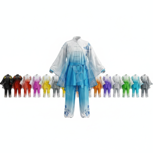 Vêtements de sport MMA, uniforme de Tai Chi Kung Fu, léger, respirant, ensemble deux pièces personnalisé, veste et pantalon, uniforme de karaté - Product Image 1