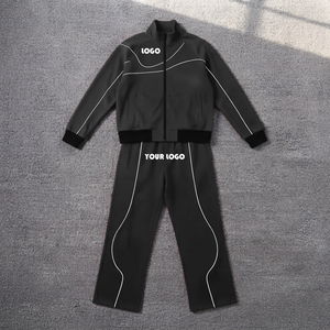 Custom Made <b>Wind</b> <b>Breaker</b> Set Men Reflective Tracksuits Windbreaker Nylon Tracksuit 2026 - Product Image 5