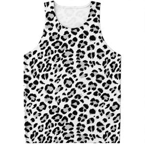 Camiseta sin mangas con estampado de leopardo 3D para hombre, chaleco informal de moda para baloncesto de secado rápido, ropa de gimnasio, tops masculinos, ropa deportiva para hombre - Product Image 6