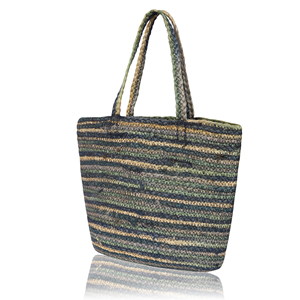 Sac messager femme en jute naturel 2026 – Sac de plage et de voyage écologique à fermeture ouverte, style bohème chic et tendance - Product Image 2