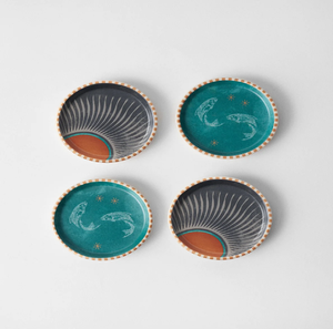 Square pearl shell <b>mosaic</b> tile coaster with rattan edge trim, available at wholesale prices. - Product Image 5