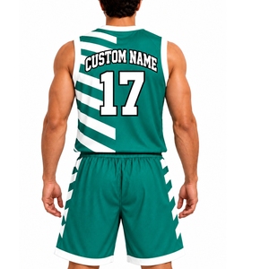 Maillot de basket-ball personnalisé avec nom et numéro pour l'entraînement et les matchs d'équipe – Maillot de terrain moderne pour équipes actives - Product Image 2