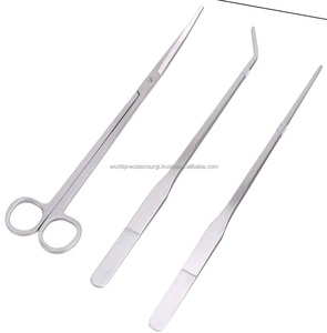 Kit d'entretien pour aquarium : Ciseaux ondulés et pinces en acier inoxydable pour la taille des plantes aquatiques – Outil manuel pour aquascaping - Product Image 4