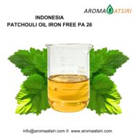 Aceite de Pachulí Indonesio Premium Sin Hierro PA 26 – Aceite Esencial 100% Puro para Fragancias, Cosméticos y Aplicaciones Industriales