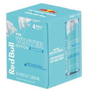 Boisson énergisante Red Bull Iced Vanilla Berry au goût sucré et fruité, boisson haut de gamme pour un regain d'énergie instantané - Product Image 3