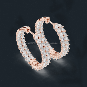 Fontastic Earrings 10K Moissiante EcoFriendly Resin Earrings <b>Handmade</b> <b>Jewelry</b> OEM Wholesale Factory - Product Image 1