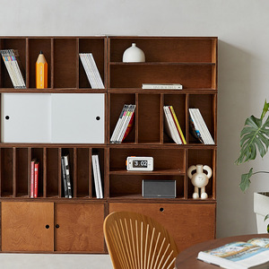 Moderno y Lujoso Soporte de TV Modular de Madera Sólida, Configurable en Múltiples Estilos para Diversos Escenarios, para Sala de Estar y Dormitorio - Product Image 1