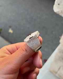 Anillo Personalizado con Forma de Casa, Anillo de Plata Maciza con Moissanita, Joyería de Lujo Estilo Hip Hop para un Estilo Urbano Atrevido y Único - Product Image 2