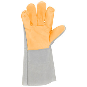 Goat Grain & Cowhide Split Leather TIG Welding <b>Gloves</b> <b>Long</b> Lasting Flame Retardant Construction <b>Gloves</b> for BBQ Heavy Duty Work - Product Image 6