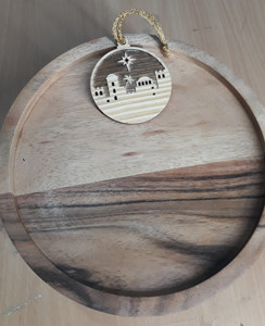 Handmade Chất Lượng Cao Tùy Chỉnh Gỗ Cutout Cây Giáng Sinh Đồ Trang Trí Với Cá Nhân Tên Hiển Thị Độc Đáo Trang Trí Kỳ Nghỉ Nhà - Product Image 4